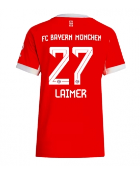 Billige Fotballdrakt Bayern Munich Konrad Laimer #27 Replika Hjemmedrakt Dame 2025-26 Kortermet Billige Fotballdrakt Bayern Munich Konrad Laimer #27 Replika Hjemmedrakt Dame 2025-26 Kortermet